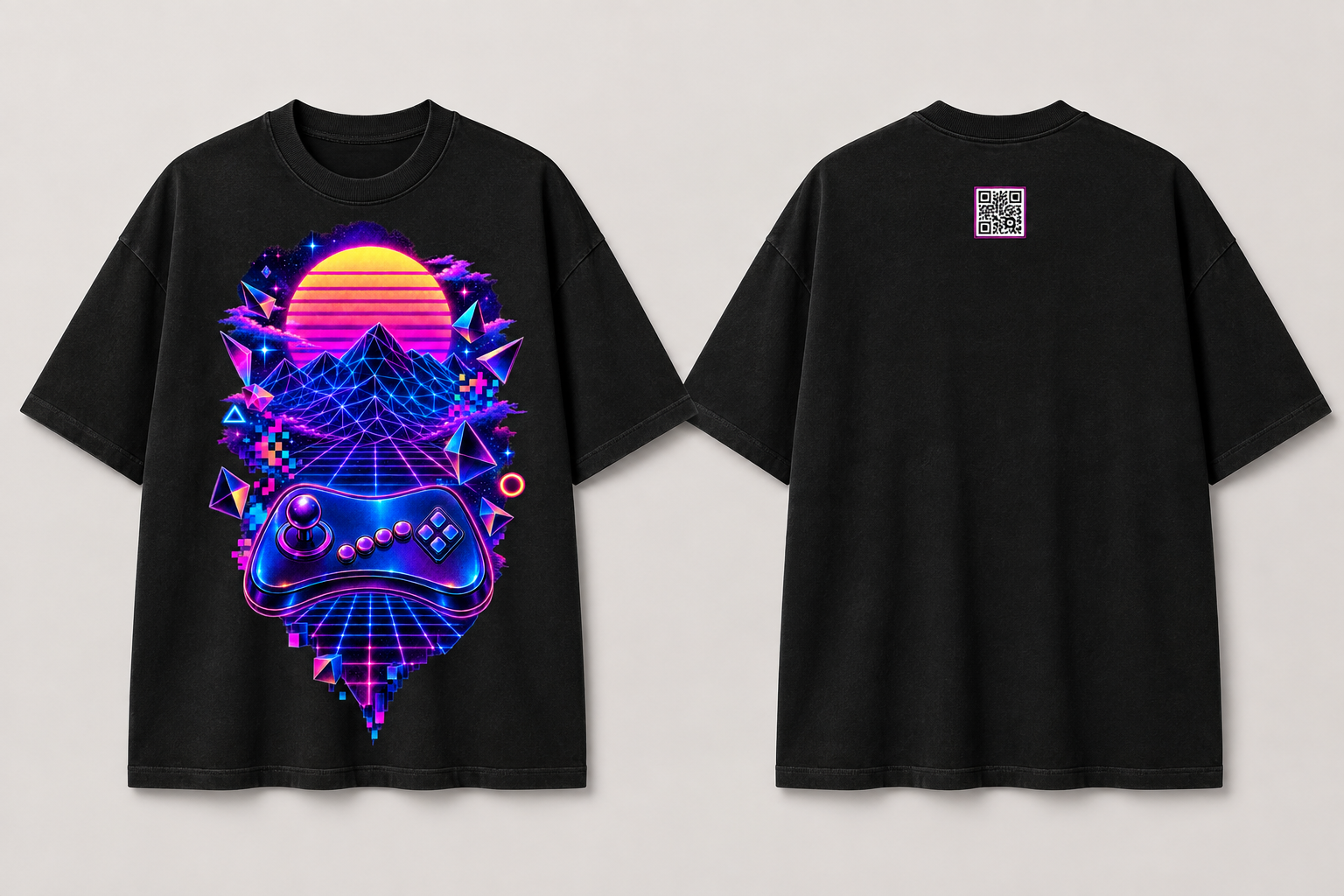 Front and back of a numbered shirt